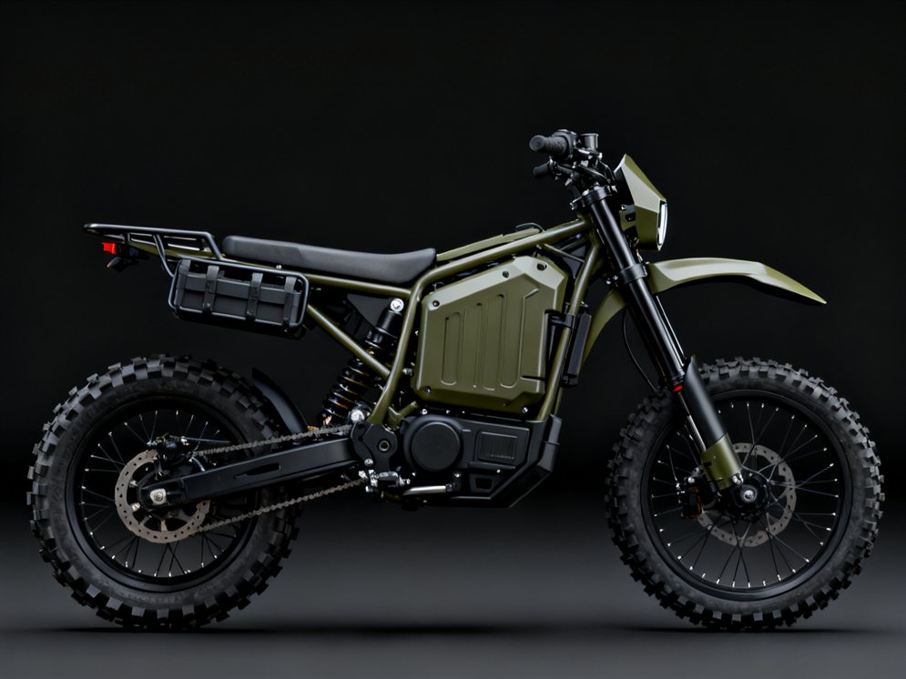 Tactical electric off-road bike